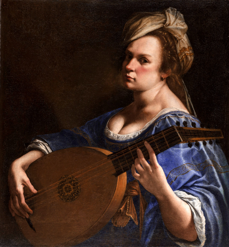 Self-Portrait as a Lute Player